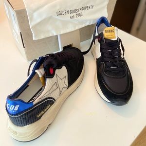 Golden Goose Running Sole Men’s Sneakers, Black